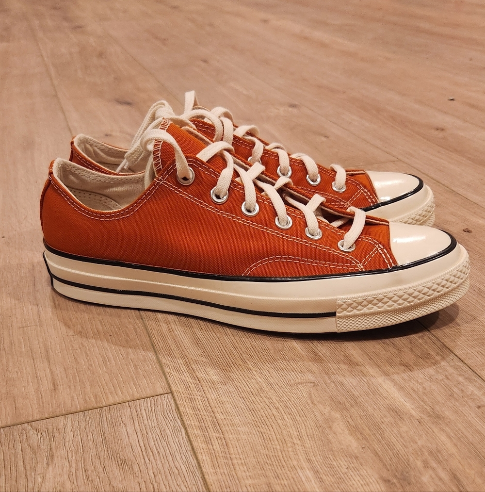 Converse Chuck Taylor Orange Canvas Sneakers
